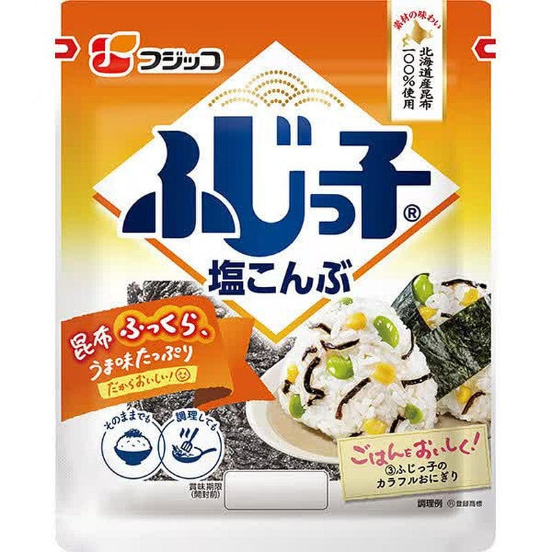 Fujikko Shio Konbu (Salted Kelp) Large Bag 46g 1 ส่วน