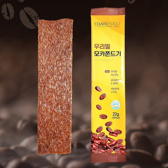 [한국직송] 우리밀 모카 쫀드기 22g x 30ea 660 그램