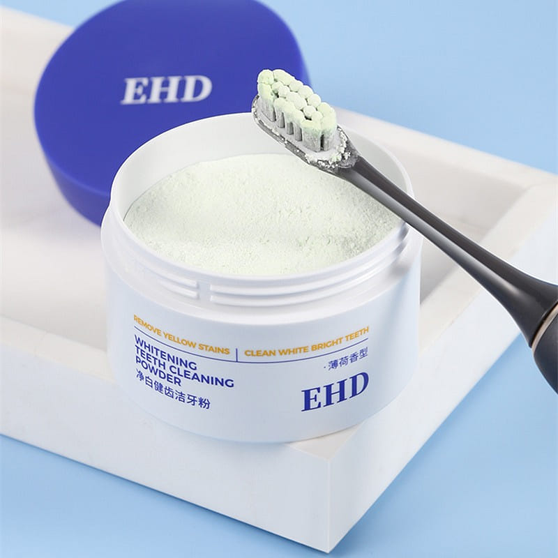 Teeth Cleaning Powder Yellowing & Whitening Reduce Odor Plaque 50g/bottle 50 그램