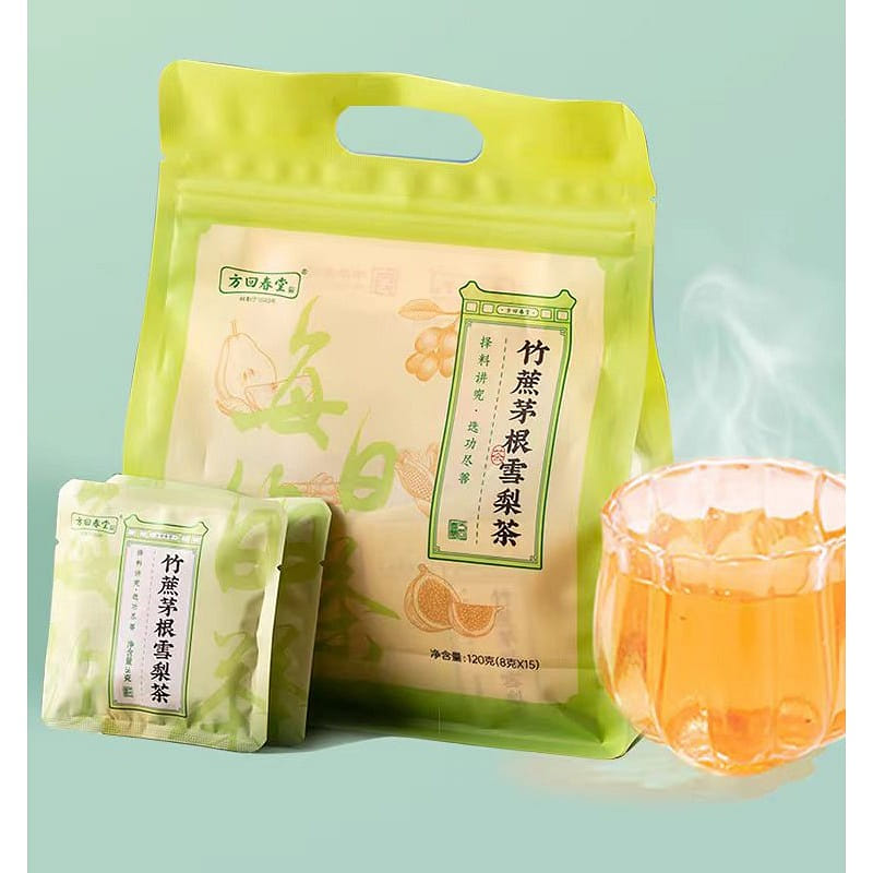 Fang Hui Chun Tang Bamboo cane and grass root pear tea 120g*1 bag 120 그램