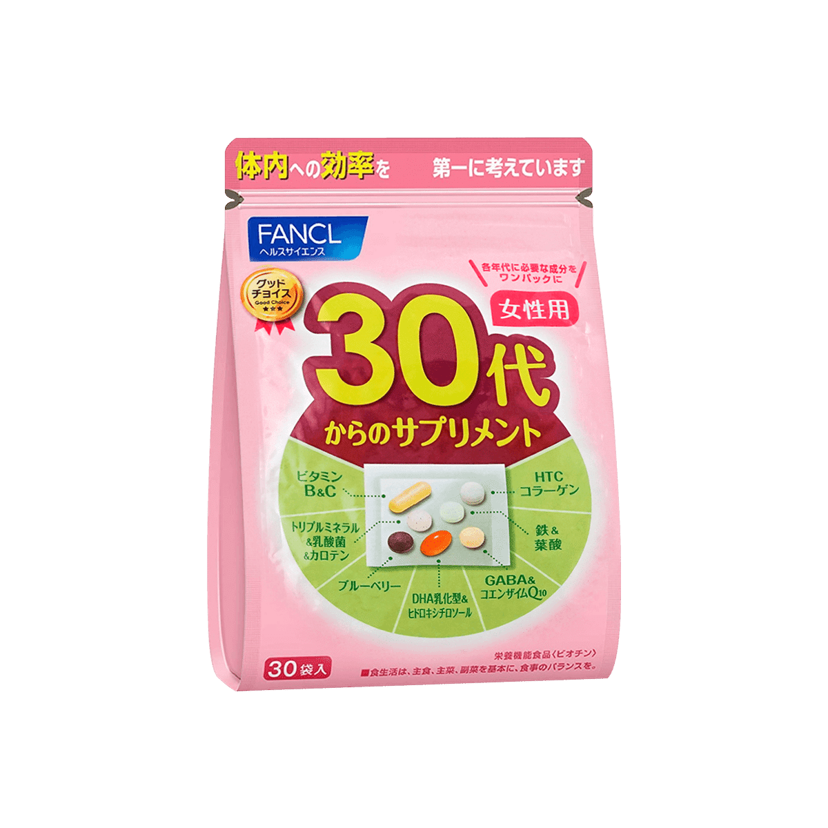 FANCL Health Supplement for Women over 30 years old 30 packs 1 ส่วน