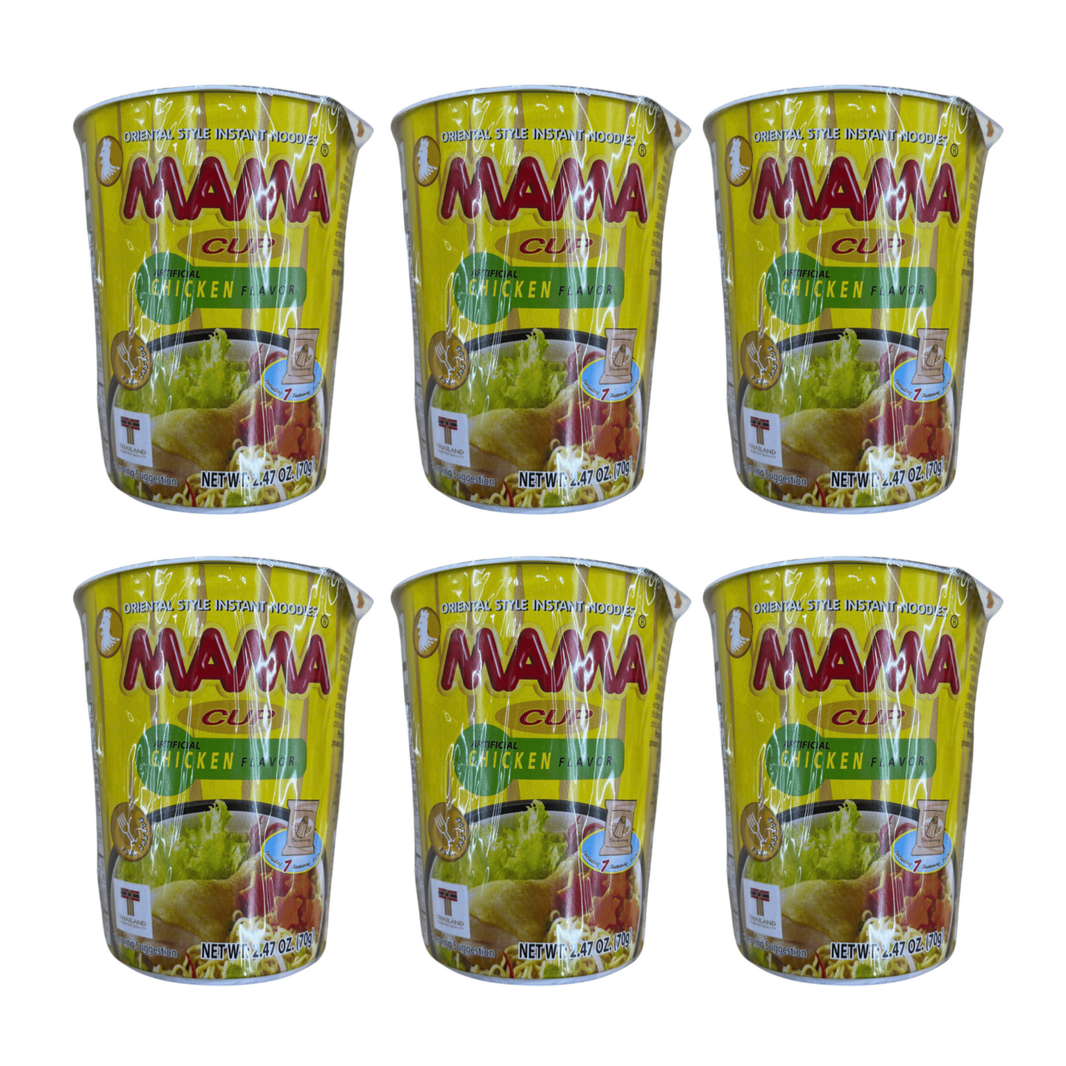 Mama Chicken Flavour 2.47oz pack of 6 1 개