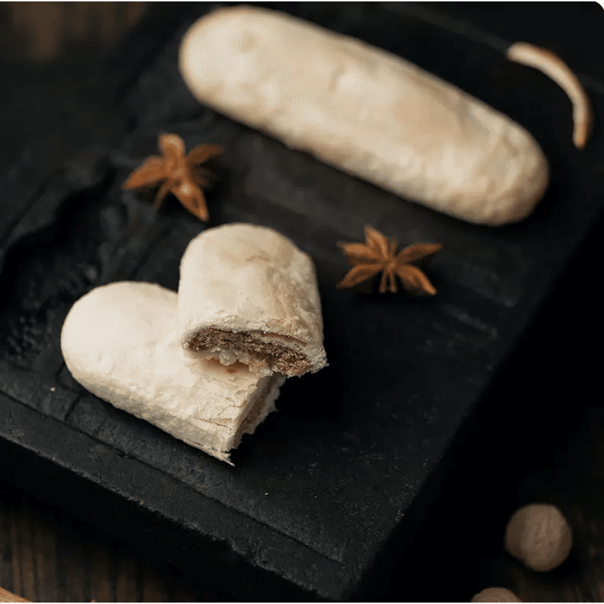 DXC Beef Tongue Shaped Cake 12 Pieces Vacuum Bag 440 กรัม