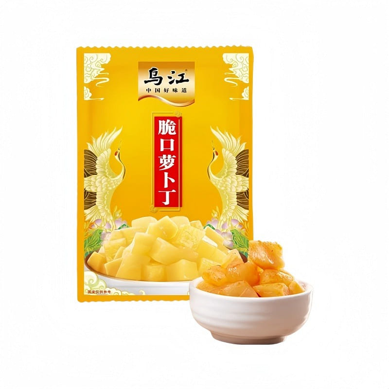 Wujiang Crispy Pickled Radish Cubes 120g 1 box