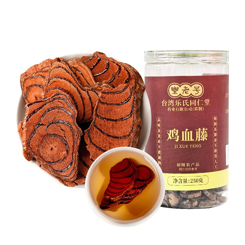 Leshi Tongrentang Dried Spatholobus Stem Slices 250 g