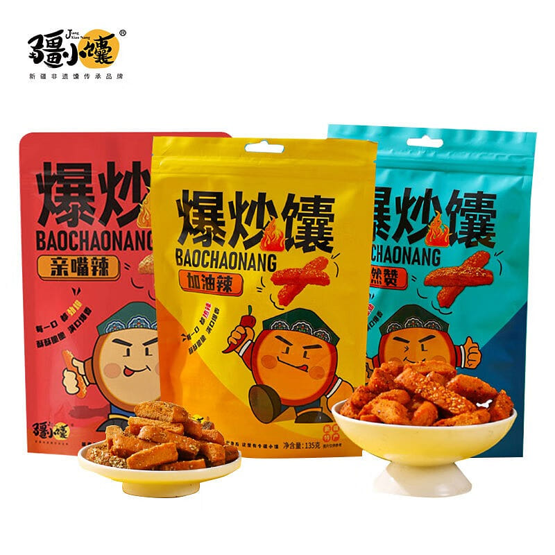 JiangXiaoNang Stir fried naan mixed flavor 405 グラム