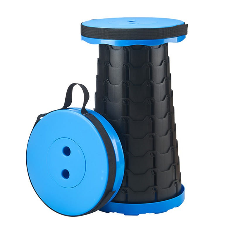 Portable folding stool camping chair (blue) 2 파운드