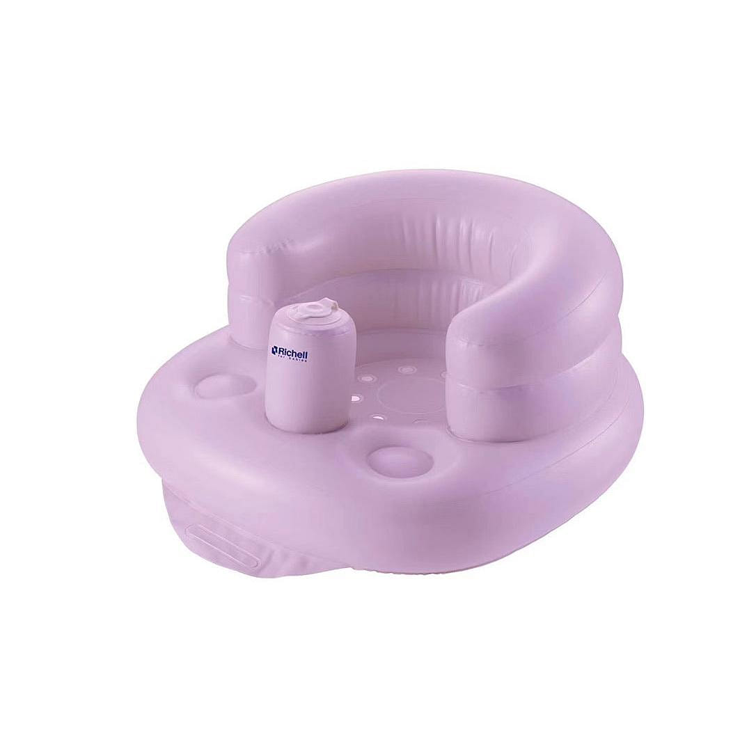 Richell Baby inflated Chair Purple 1 개