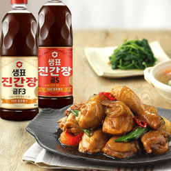 [한국 직배송] 샘표 진 간장 금F3 860ml, 1병 860 밀리리터