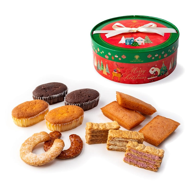 ガトー・ド・ボワイヤージュ クリスマスアソートミニボックス 12