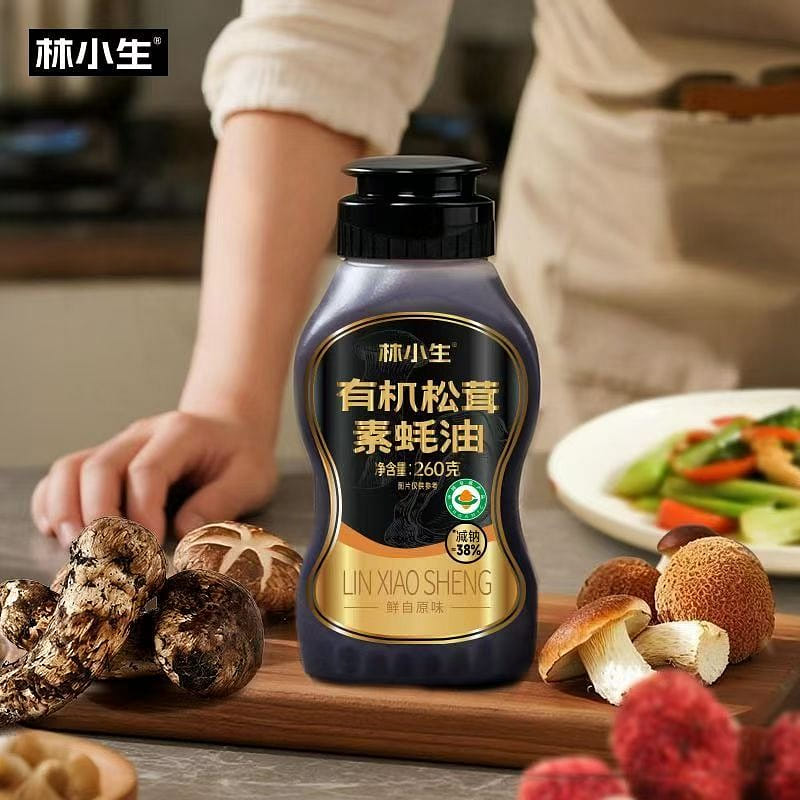 Lin Xiaosheng Organic Matsutake Vegan Oyster Sauce 260 g