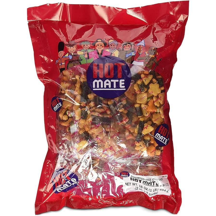 Shirakiku Hot Mate Assorted Rice Cracker 16 oz