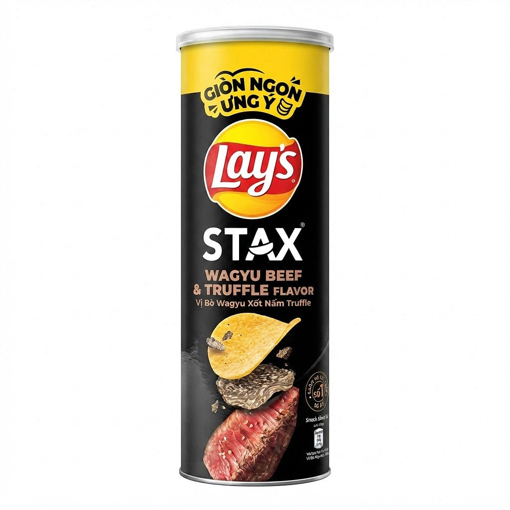 Lay's Stax 和牛牛肉与松露味薯片 1 份