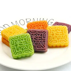 传统老式手工糕点【绿豆板栗红豆】混合500g*1盒 500 克