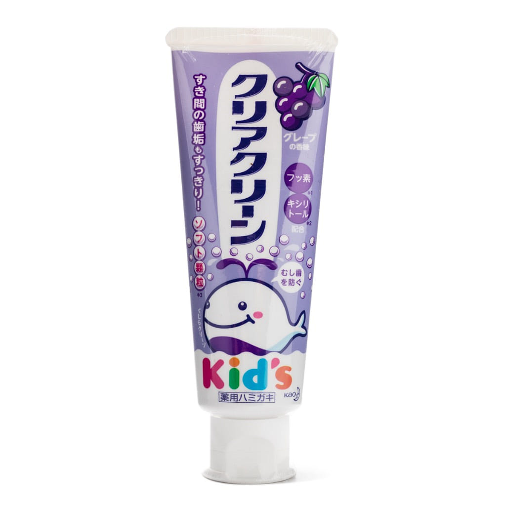 Kao Clear Clean Kid's Toothpaste, Grape 70 g