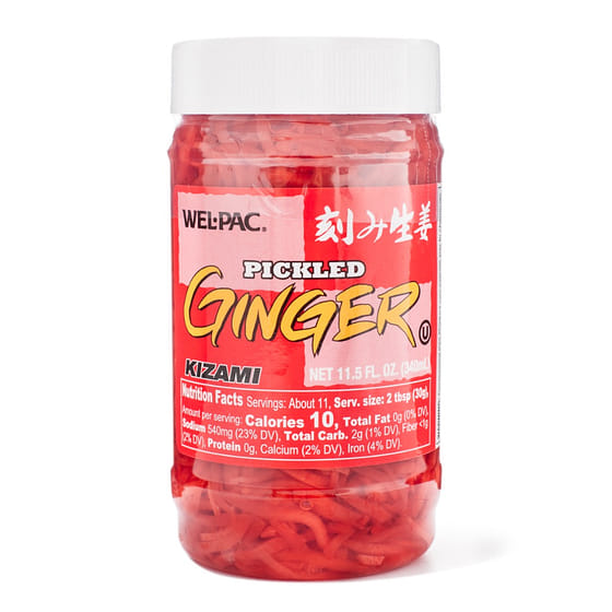 weee_canned_Welpac Pickled Ginger (Kizami Beni Shoga) 11.5 oz