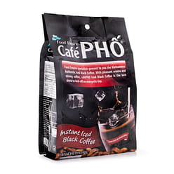 Cafe Pho Brand Instant Iced Black Coffee 18 Sachets 288 g