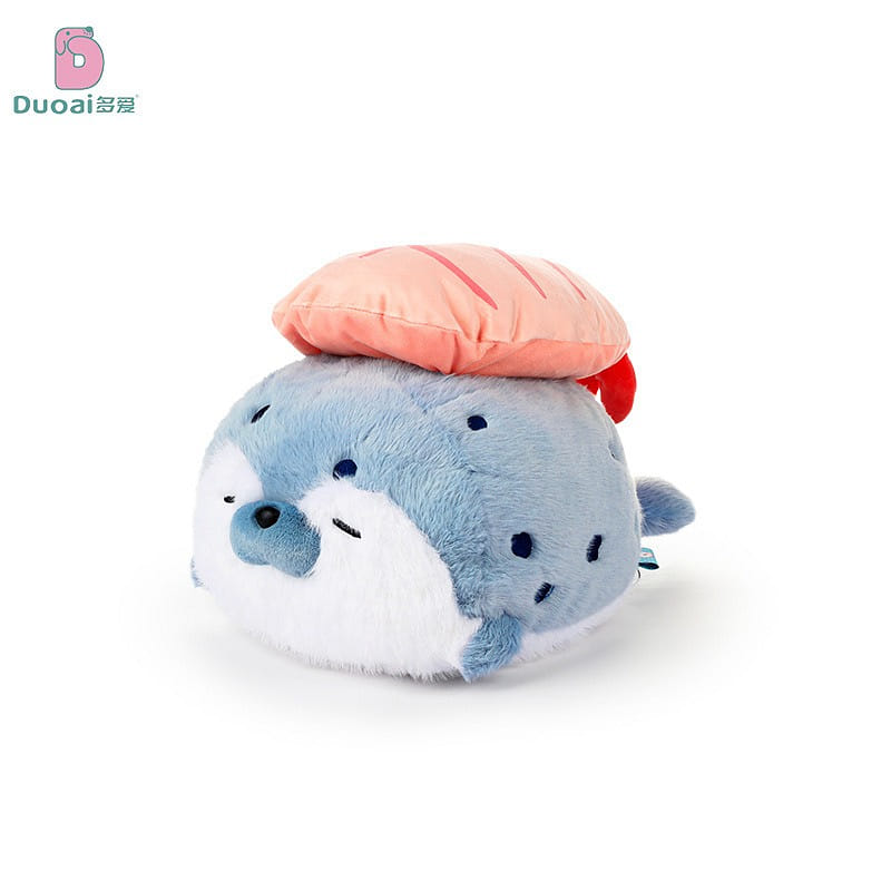 Cartoon Sushi Seal Doll Sea Otter Pendant - Blue 1 count