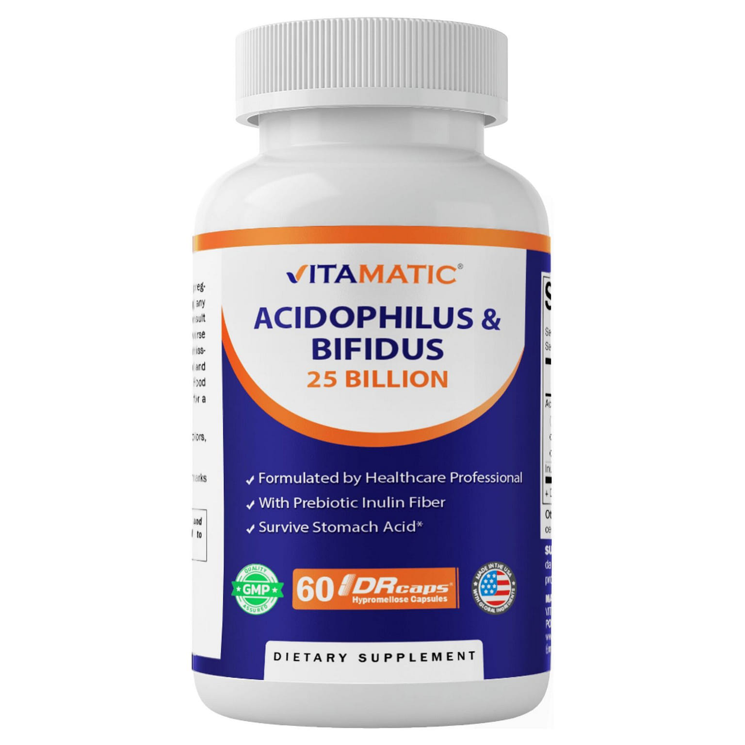 Acidophilus Bifidus 25 Billion, 60 DR Capsule 1 개