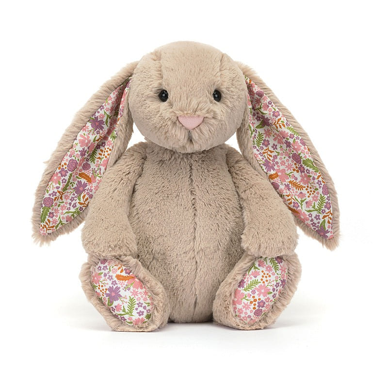Jellycat floral beige rabbit from the UK 1 each