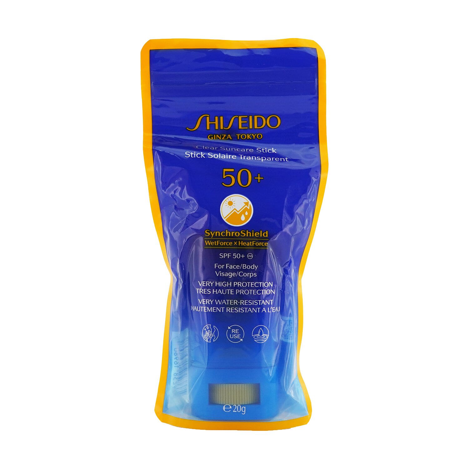 Shiseido Clear Suncare Stick SPF 50+ UVA - For Face/Body (Very High Protection & Very Water-Resistant) 20g/0.7oz 20 g