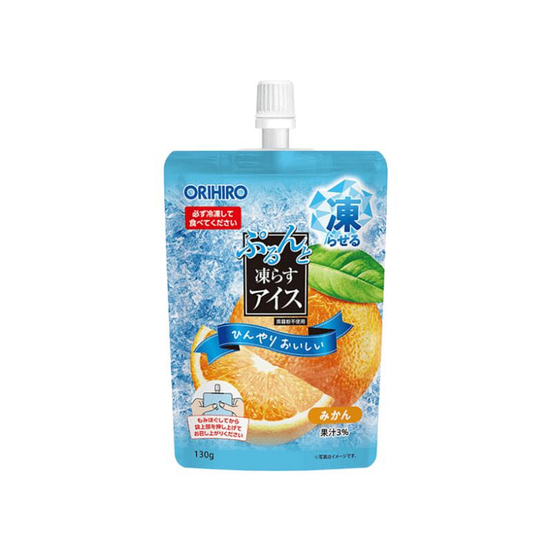 ORIHIRO 冷冻食用 蜜橘味吸吸乐果冻130g 1 份