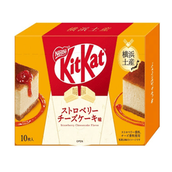 NESTLE JAPAN KIT KAT Yokohama Strawberry Cheese Cake Flavor Wafer 10 pcs 1 box