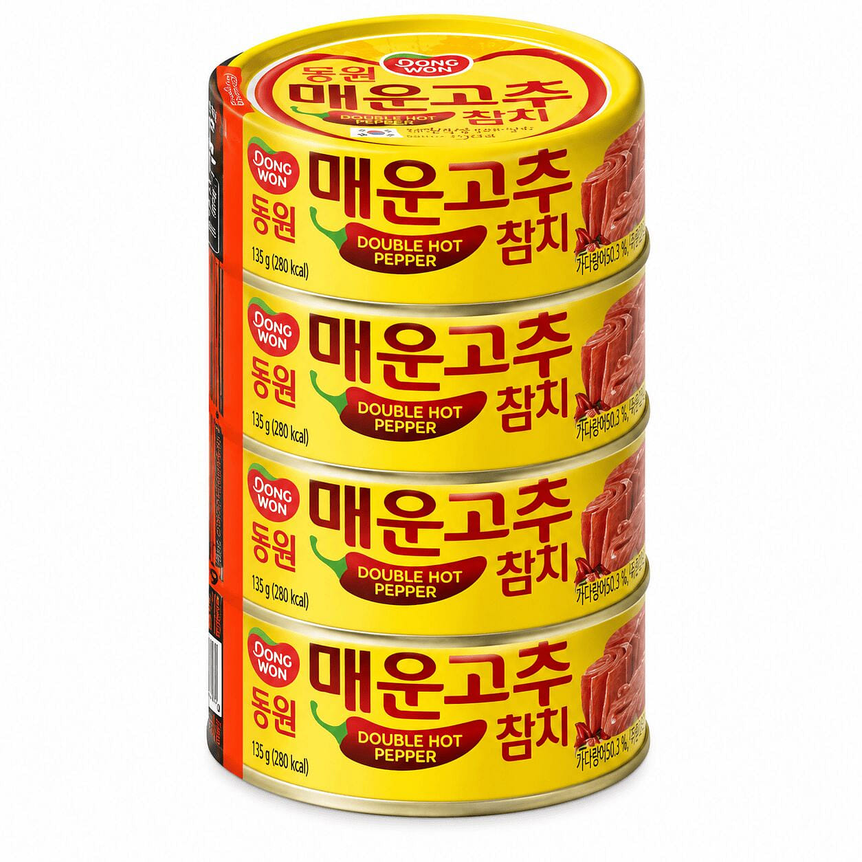 동원 매운고추참치 135g × 4캔 1 팩