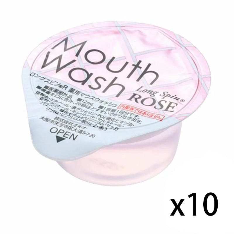 okina 便攜漱口水 玫瑰味 10枚裝 1 份