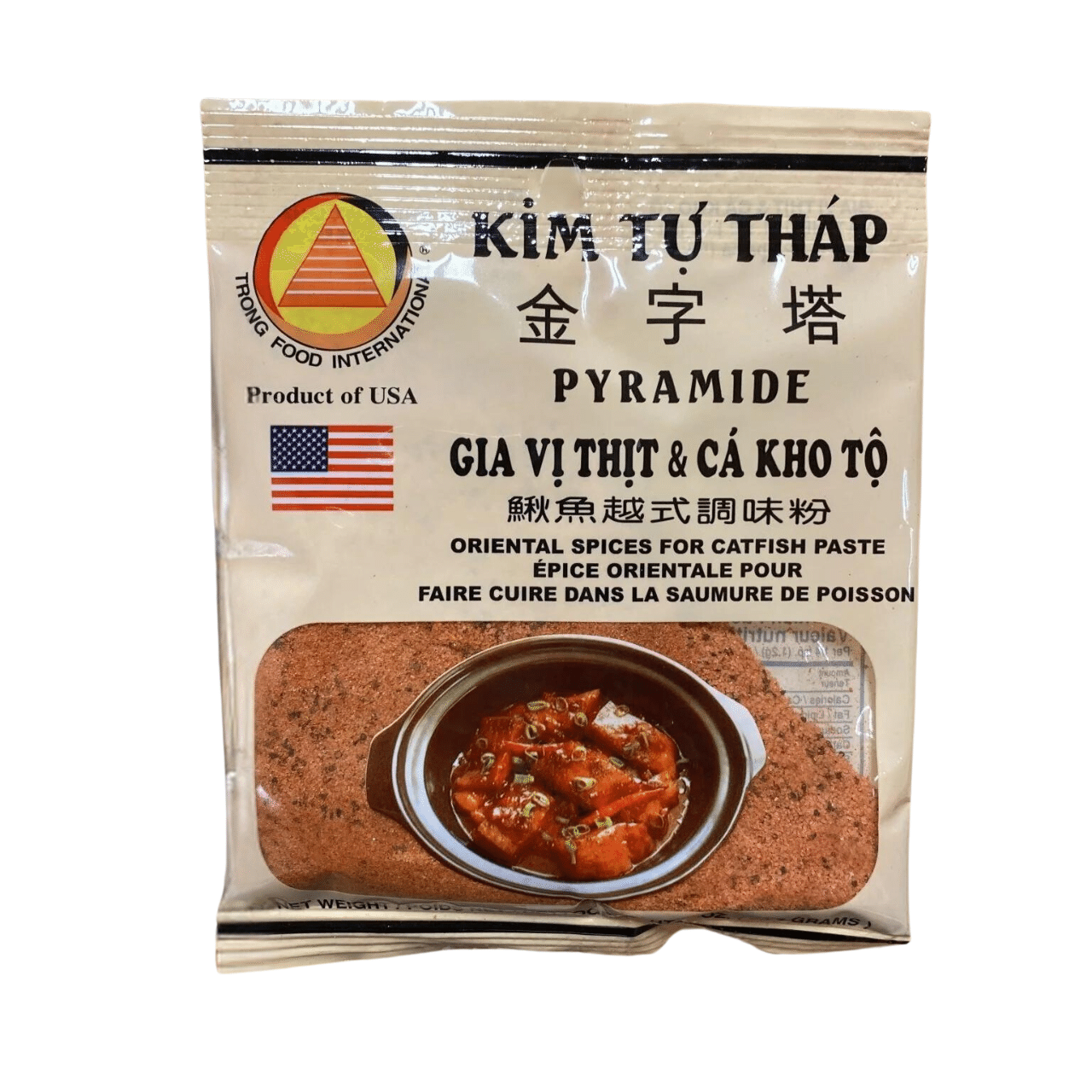 Pyramide Gia Vi Thit & Ca Kho To Stew Seasoning 2 온스