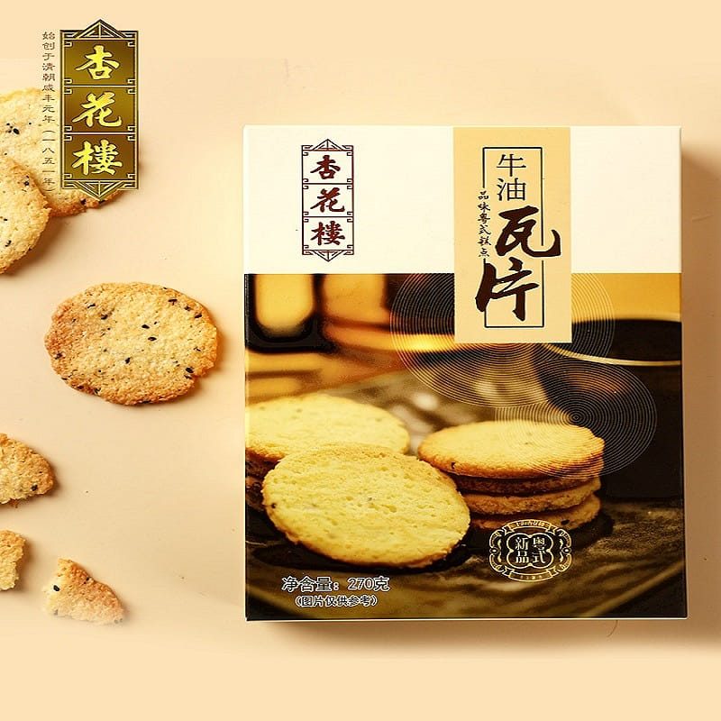Xinghualou Coconut Silk Biscuit 270g, a time-honored Chinese brand 270 g