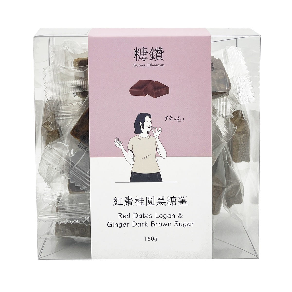 SUGAR DIAMOND Red Dates Logan & Ginger Brown Sugar 160 그램
