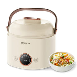 Small Rice Cooker,  Mini Portable Rice Cooker with Handle Non-Stick Ramen Cooker 1 each