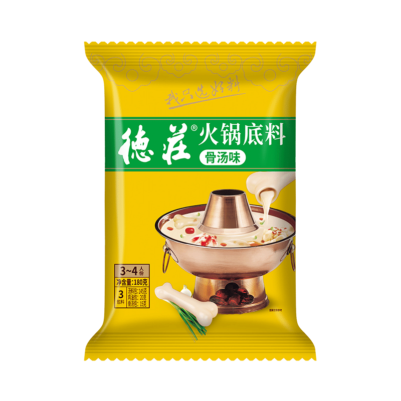 Dezhuang Bone Soup Hot Pot Base 180g 180 g