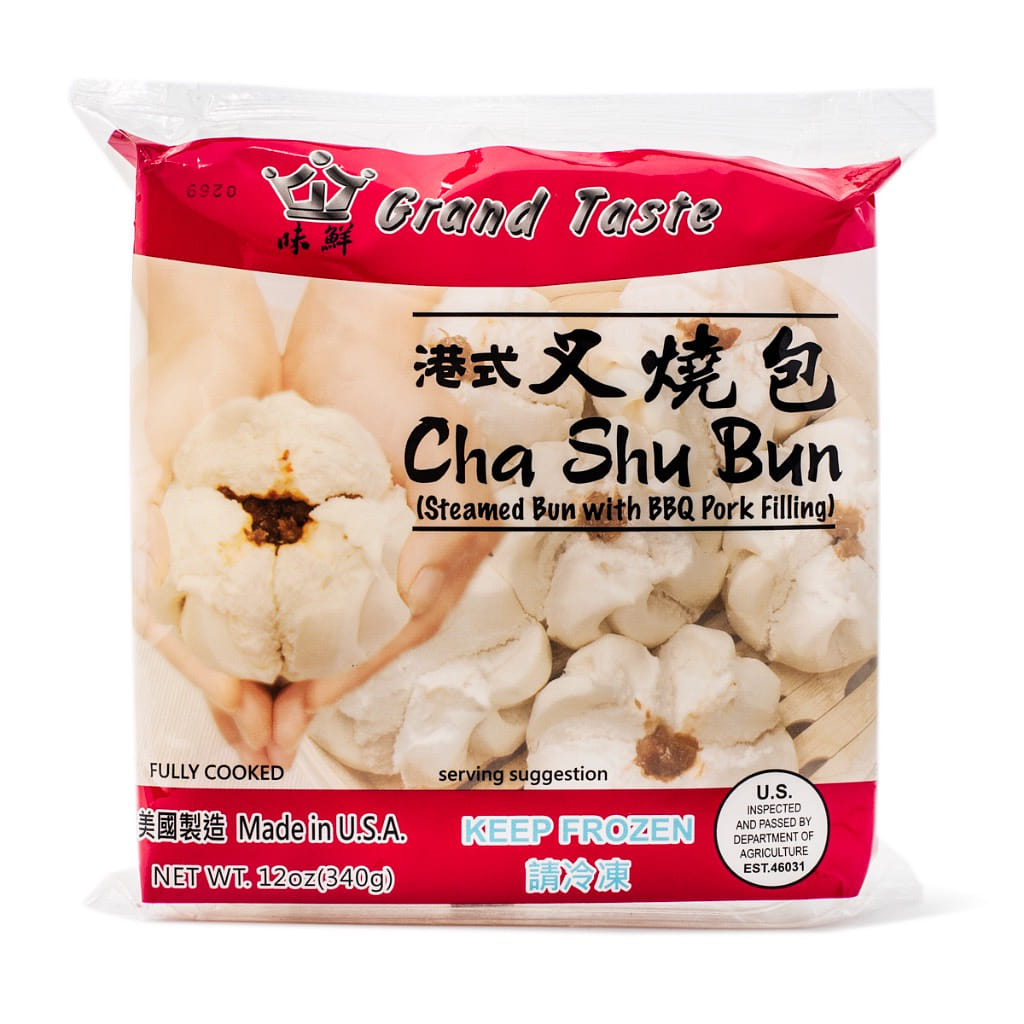 Grand Taste Steamed Pork Buns, Frozen 4pc 12 oz