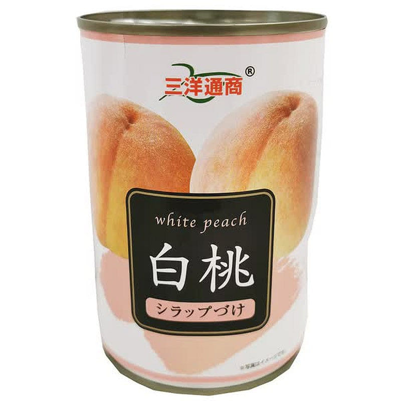 Sanyo Tsusho White Peach, No. 4 Can, 425g 1 ส่วน