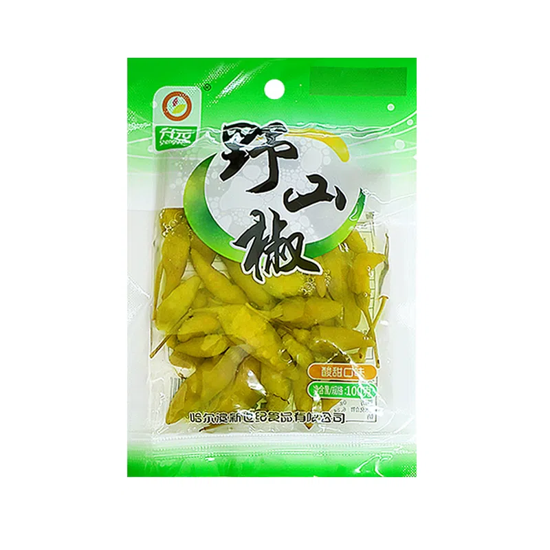 正宗野山椒 酸甜香辣泡椒咸菜下饭菜100g*1袋 100 克