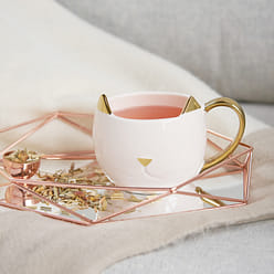 Chloe White Cat Mug 12 液盎司