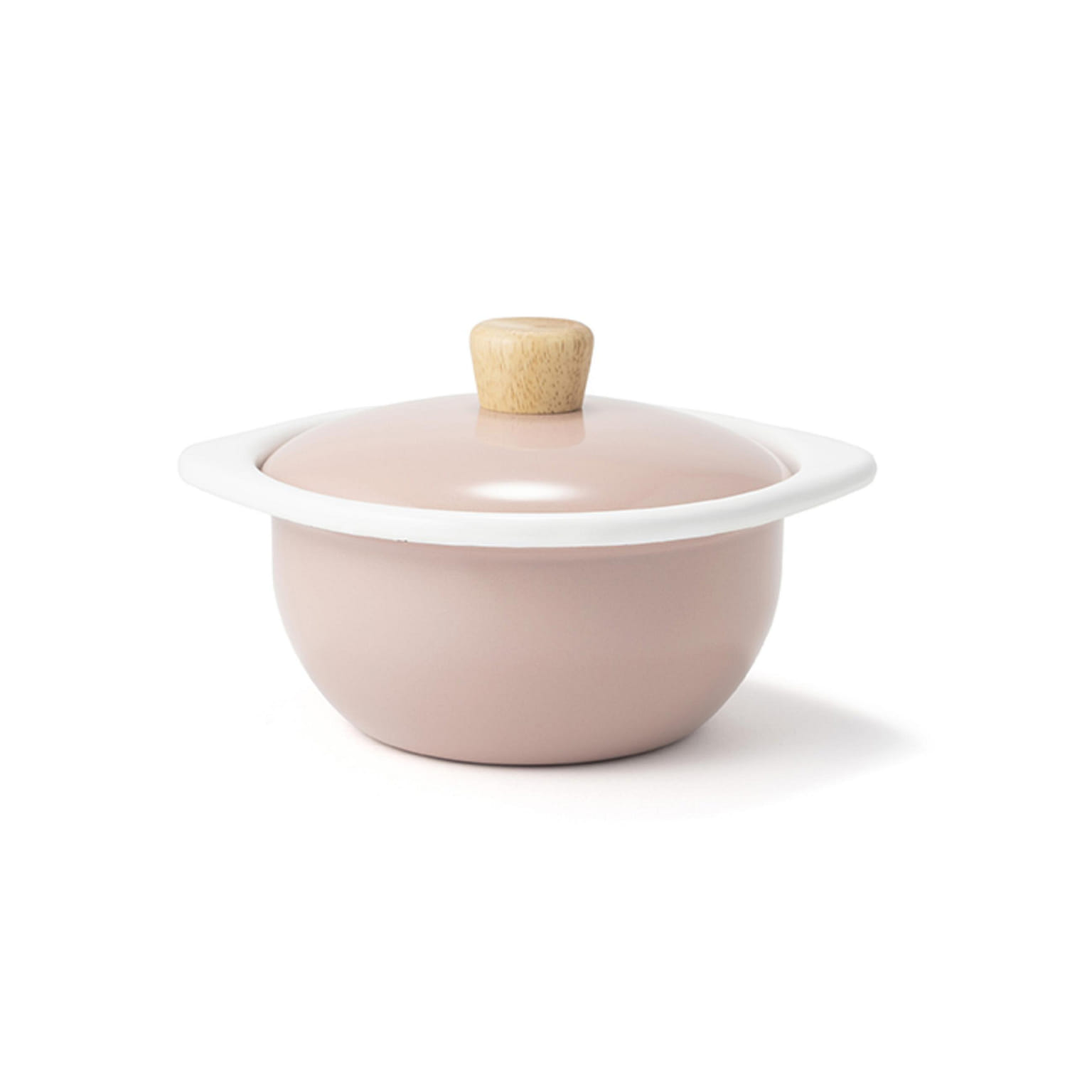 FUJIHORO Cotton Series 15cm Cocottee, Ash Pink 1.2L 1 カウント