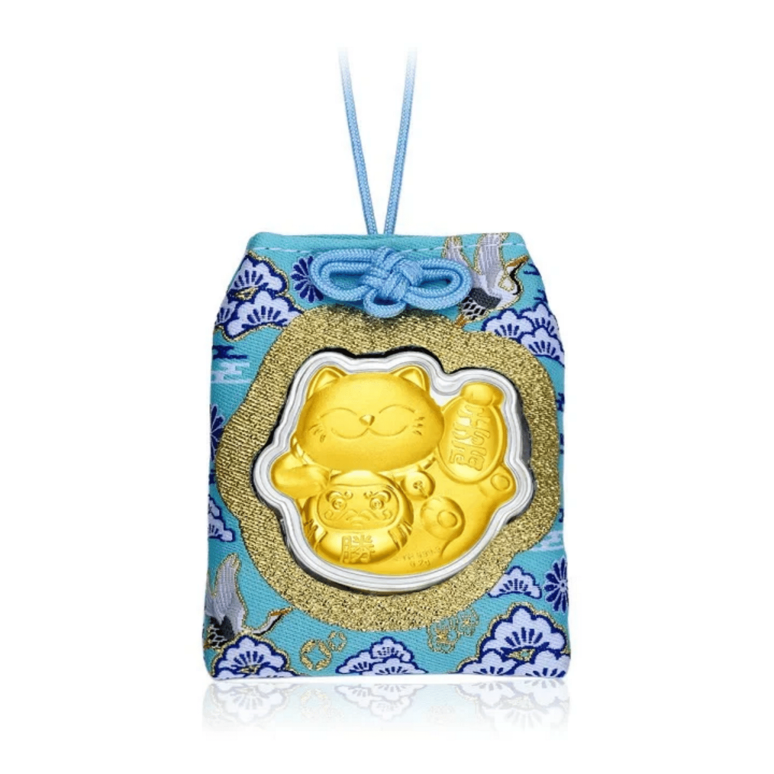 Zhou Dafu (Chow Tai Fook) 999 Gold Amulet for Good Health 1 อัน