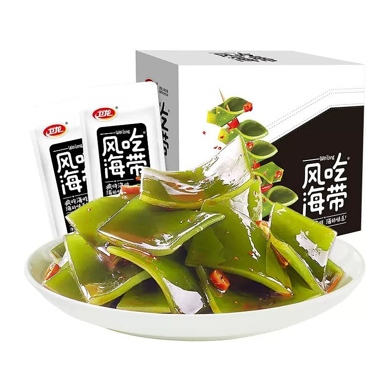 WeiLong, flavorful seaweed, open bag ready-to-eat 400 กรัม