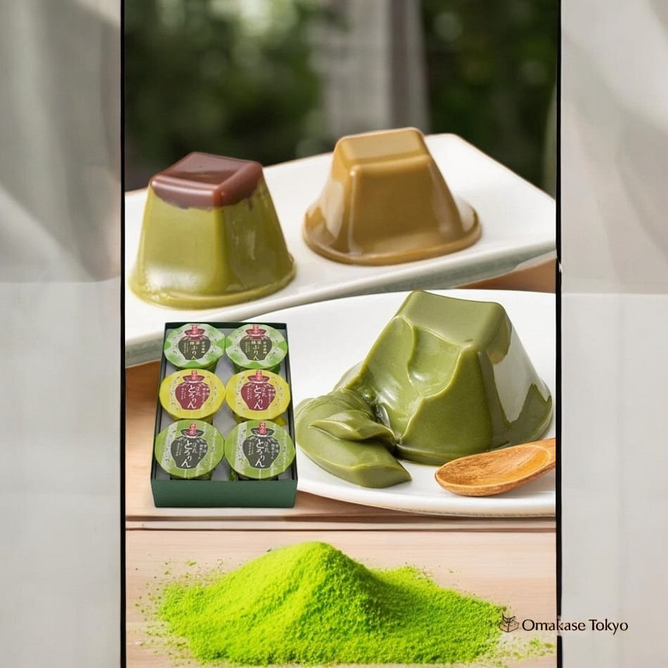Kiyosen Uji Matcha & Hojicha Pudding 6-Pack 660 그램