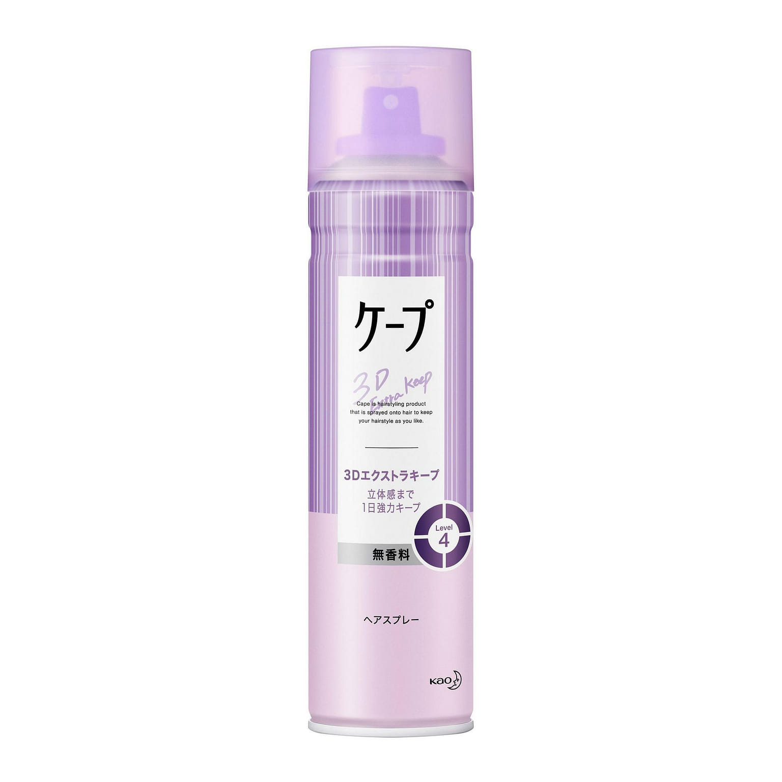 Kao No Fragrance Cape 3d Extra Keep Hair Spray 180 グラム