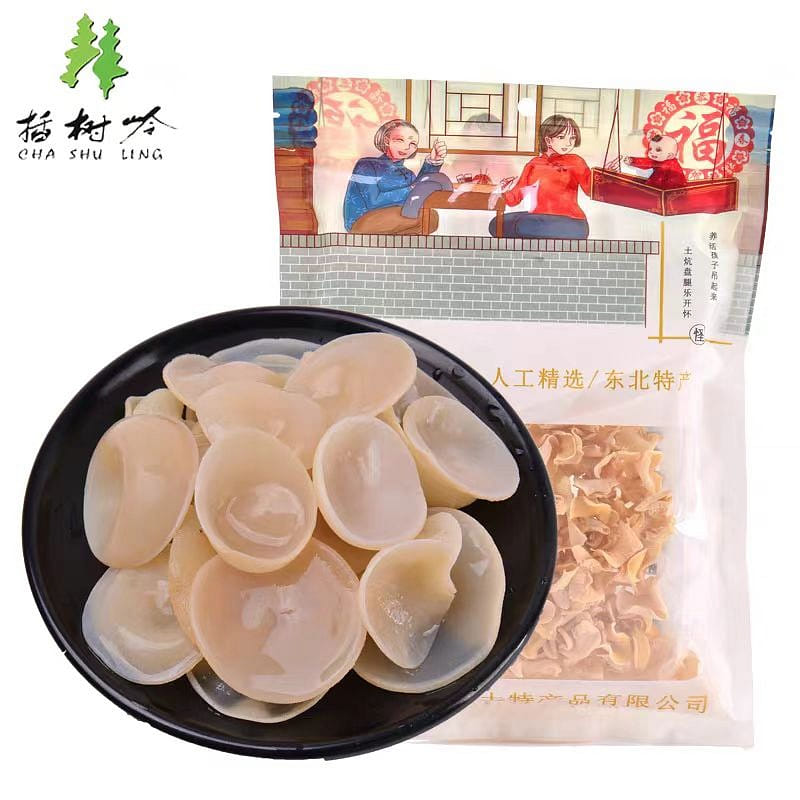 Additive-free jade fungus, white fungus, white jade fungus, Northeast specialty 100 그램