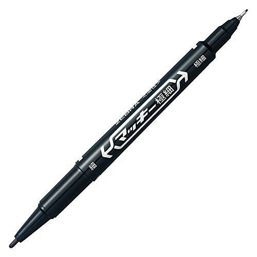 Zebra Oil-Based Marker Extra Fine Black 1pc 1 개