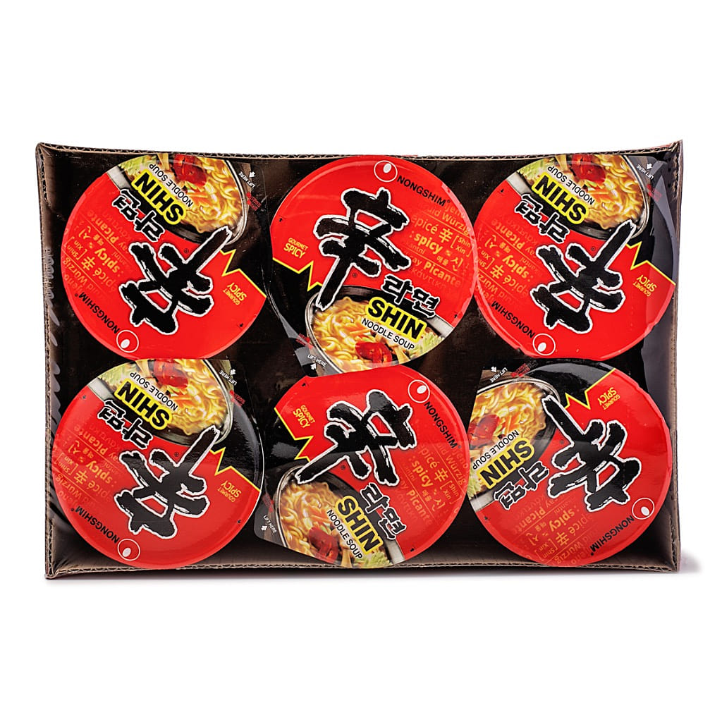 Ramen Nongshim Shin Classic, Taza 75 g*6 each