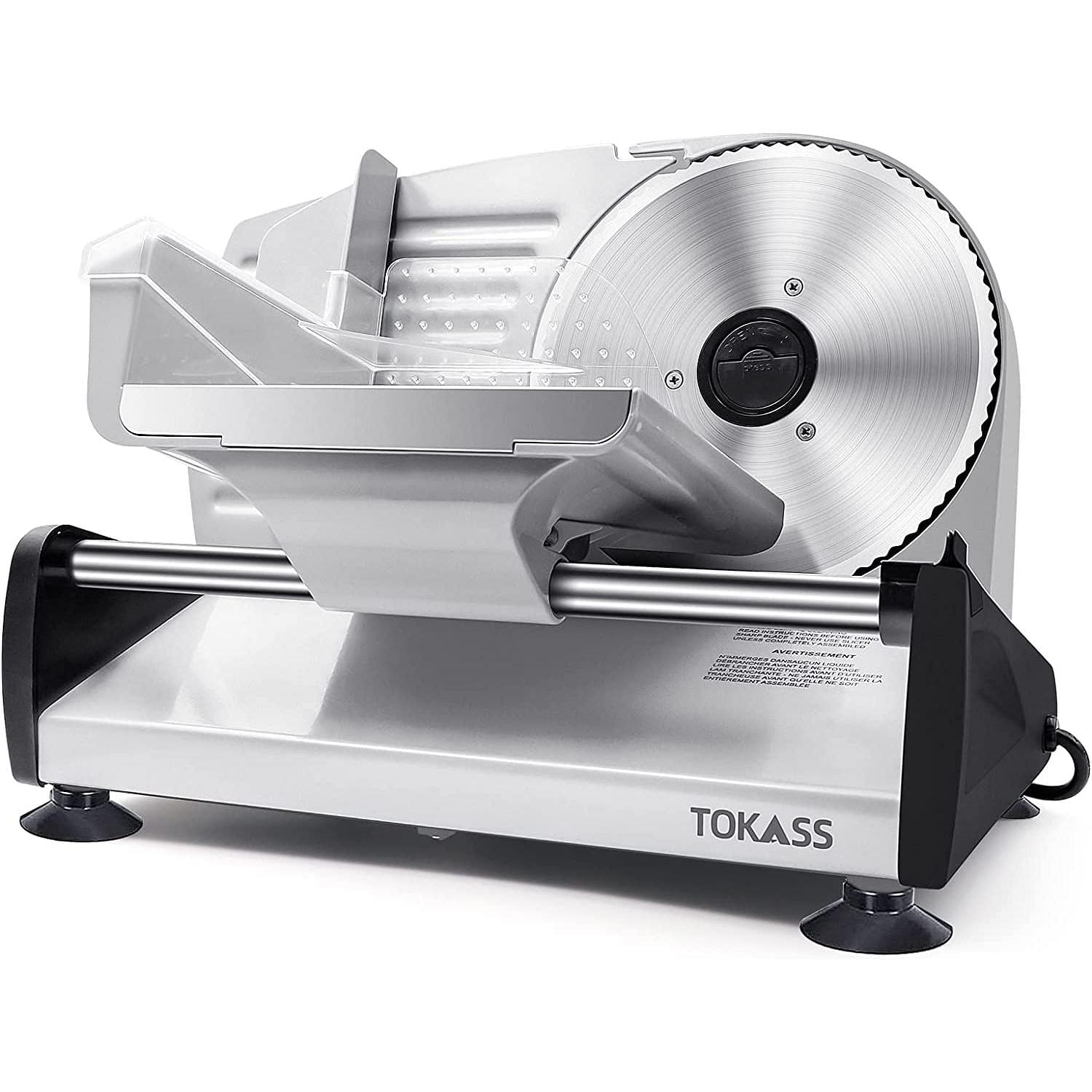 Meat Slicer, Electric Deli Food Slicer with Removable 7.5" Stainless Steel Blad 1 개입