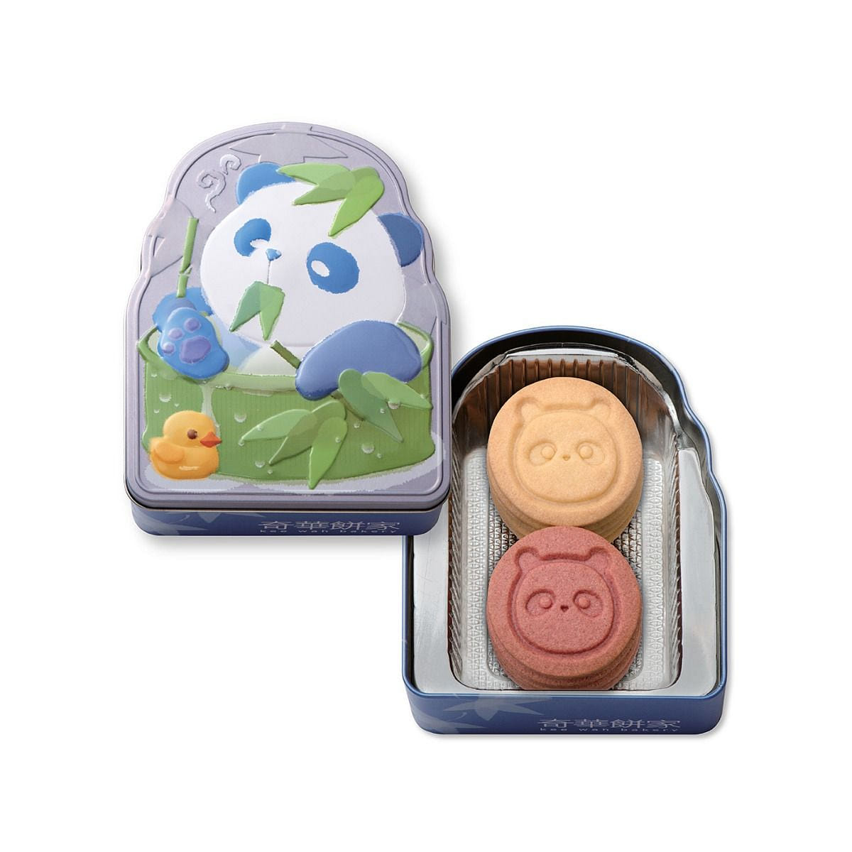 [HK] BLUE PANDA BABY COOKIES GIFT BOX 1 케이스
