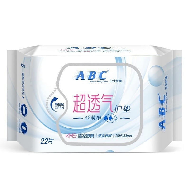 ABC Cotton Pads Ultra Thin Absorbent 163mm 22pcs/p 1 개