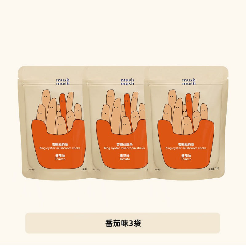 Mushmush totato crispy king oyster mushroom 75g 75 g